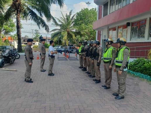 ฝึกทบทวนการใช้อาวุธในการเข้าตรวจค้นภายในอาคาร 27-3-67